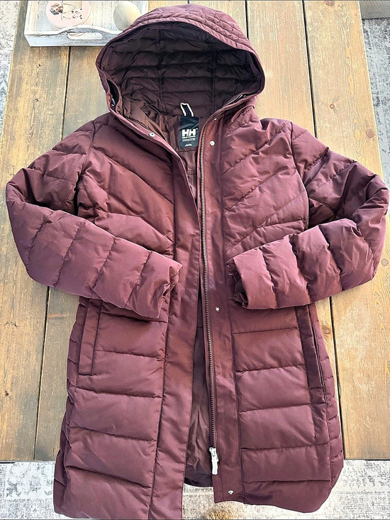Helly Hansen Jackets & Blazers - Helly Hansen Women's Adore Puffy Parka Adore Puffy Parka Hooded Coat maroon